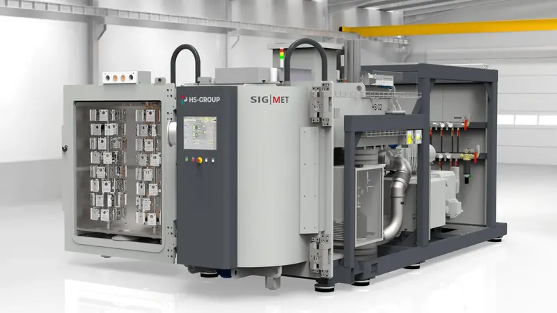 Die SIGMET-Anlagen der HS-Group ermöglichen umweltfreundliche Chromoptik ohne Chrom-III/IV durch moderne PVD-Technologie – flexibel einsetzbar, effizient im 24h-Betrieb und ideal für Kunststoff- und Metallteile in Industrie und Design.